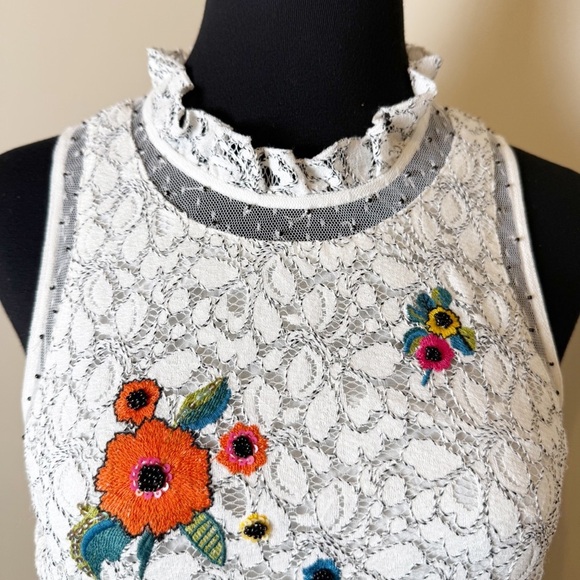 Anthropologie Maeve Macie Lace Top 4 - Picture 4 of 14